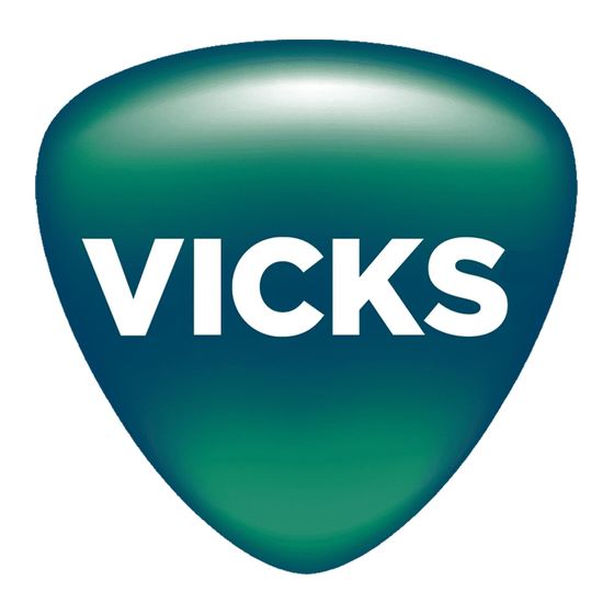 Vicks EasyFill VUL570 Series Use And Care Manual