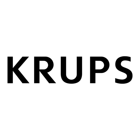 Krups Aquacontrol FLF1 Safety Instructions