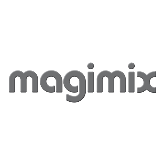 MAGIMIX Gran Maestria M400 Milk Manual