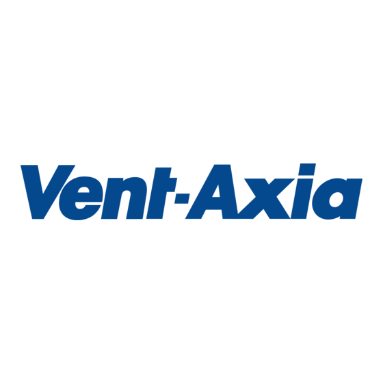 Vent-Axia 403095 Operation And Maintenance Instruction