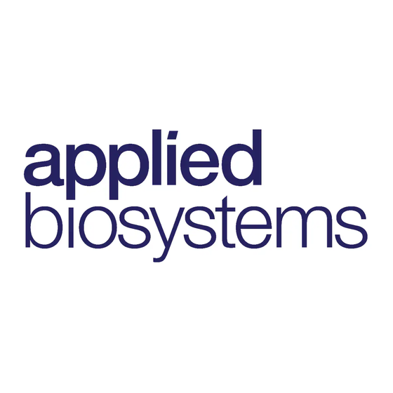 Applied Biosystems 7900HT Getting Started Manual