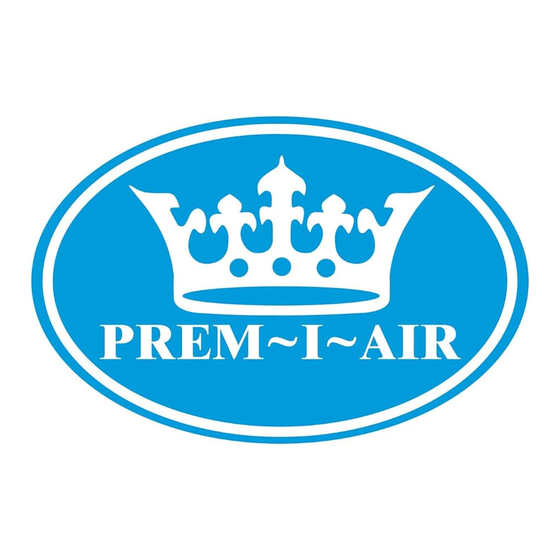 Prem-I-Air EHO154 Quick Start Manual