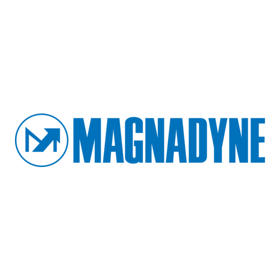 Magnadyne M9900-CCR Quick Reference Manual