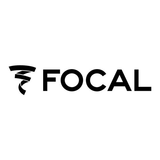 Focal PERFORMANCE ACCESS 100 AC User Manual