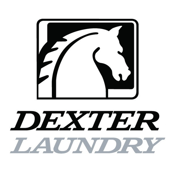 Dexter Laundry T-50 Operators Manual Installation & Operation Instructions