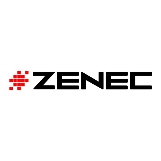 ZENEC ZE-NC4110 Installation Instructions Manual