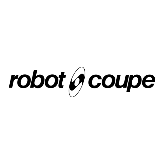 Robot Coupe R 401 Operating Instructions Manual