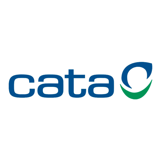 Cata S-900 PLUS X Manual For The Installation, Use And Maintenance