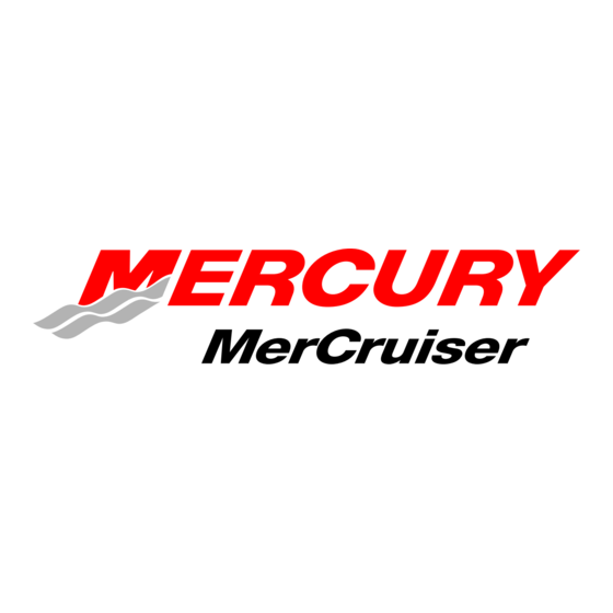 MerCruiser 3.0 TKS User Manual