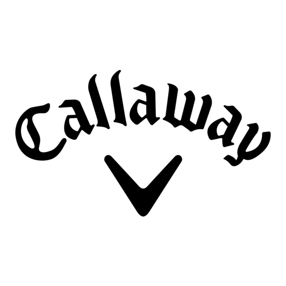 Callaway C43405 Instructions