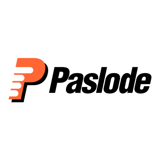Paslode  403606-10 Operating And Maintenance Manual