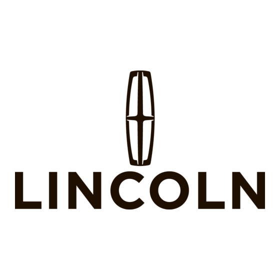 Lincoln 2015 MKZ HYBRID Owner's Manual