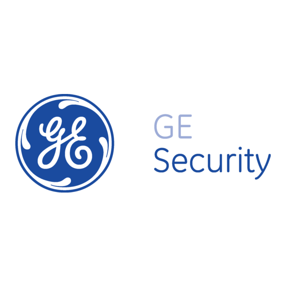GE Security Security Legend Camera User Manual