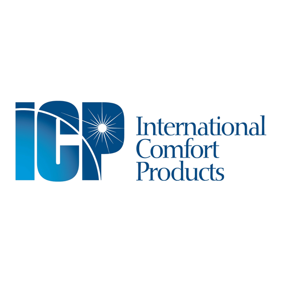 International comfort products NCGM Series Installation Instructions Manual