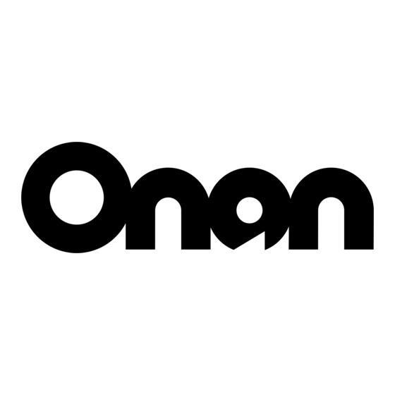 Onan Performer Series Operator's Manual