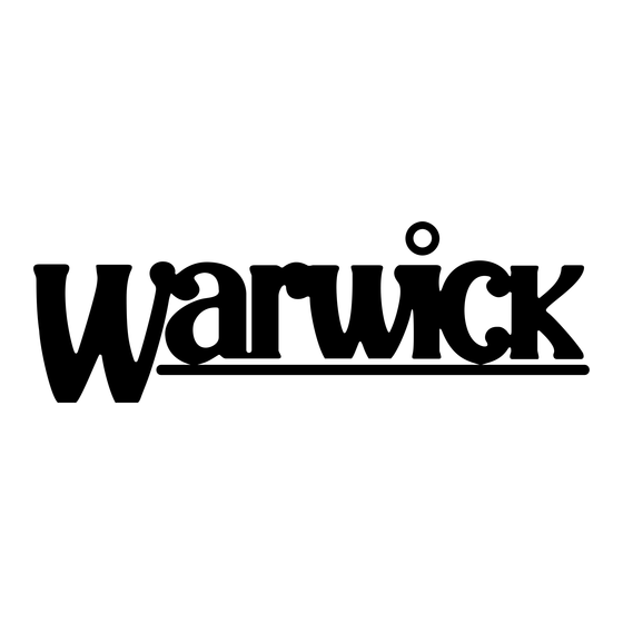 Warwick Fortress Masterman Act EL/Act PU Specifications