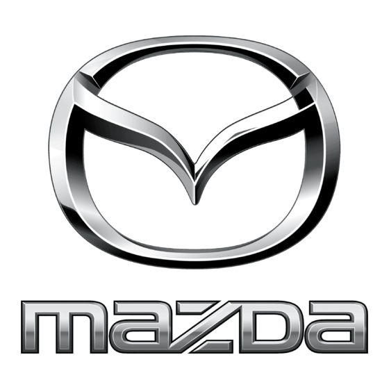 Mazda Navigation system User Manual