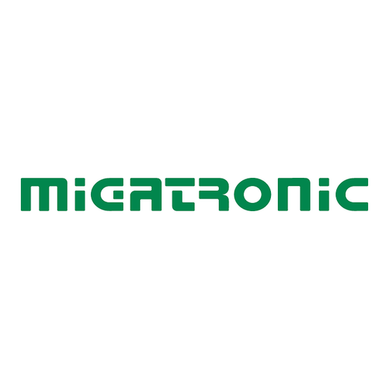 Migatronic SIGMA SELECT ROBO User Manual