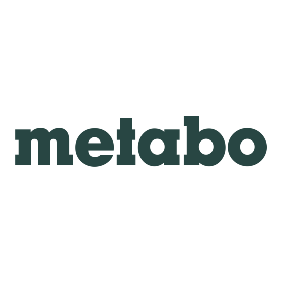 Metabo BE 75-16 Operating Instructions Manual