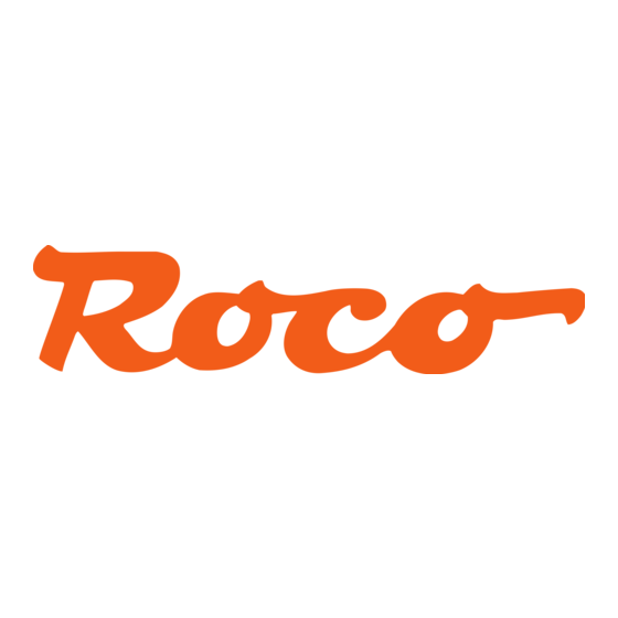roco 72602 Operating Manual