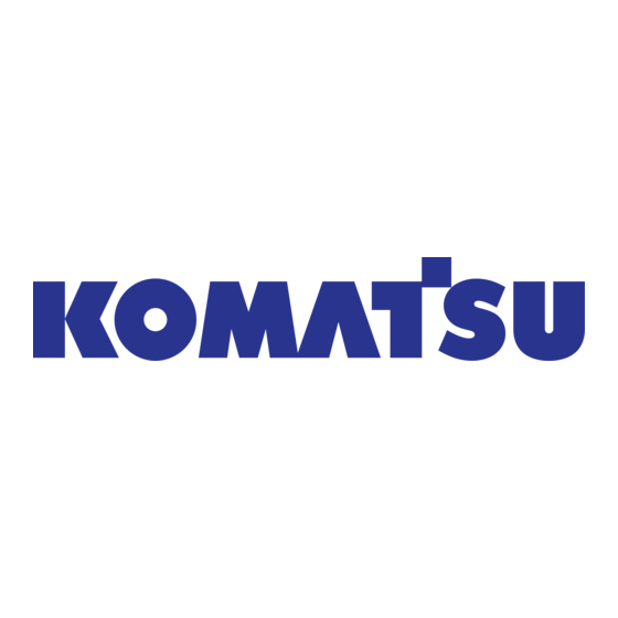 Komatsu Utility WB91R-2 Manual
