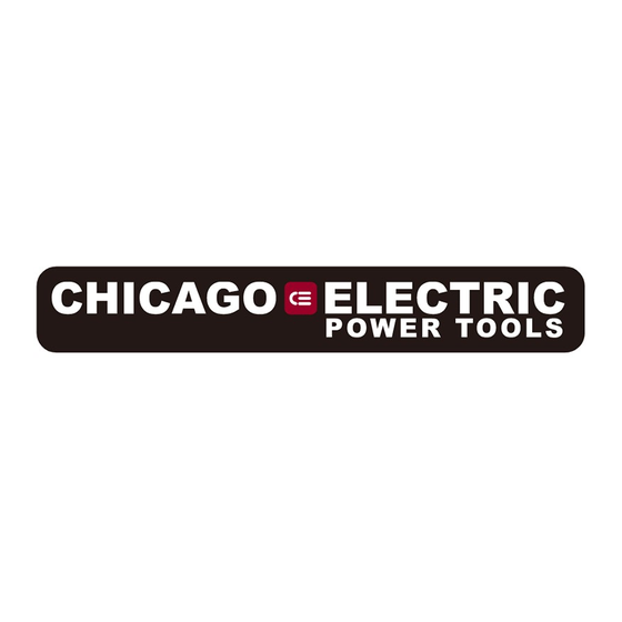 Chicago Electric 41168 Operating Information Manual