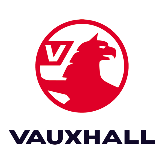 Vauxhall Meriva Quick Reference Manual
