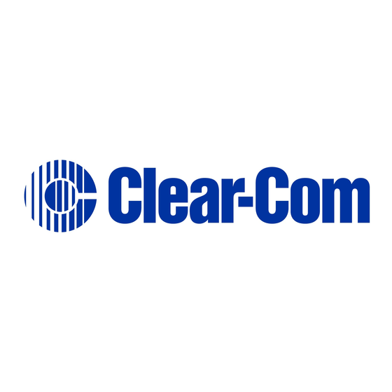 Clear-Com Encore IF4W4 Quick Start Manual