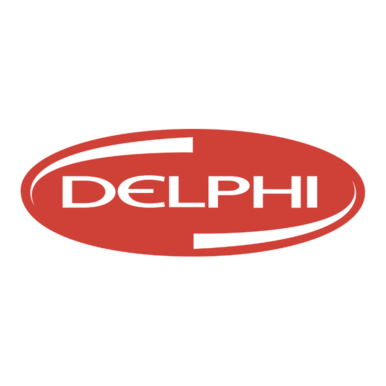 Delphi SA10116-11B1 Quick Manual