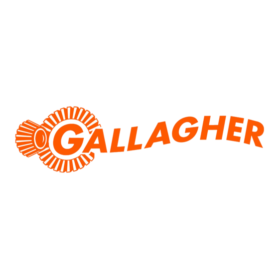 Gallagher G56110 Instruction Manual