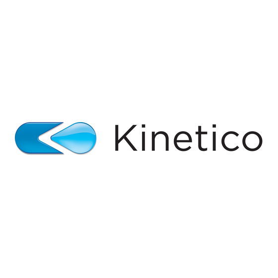 Kinetico Essential User Manual