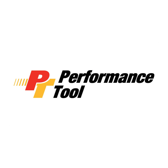 Performance Tool W1611 Owner's Manual