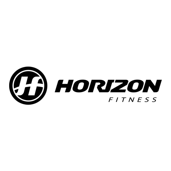 Horizon Fitness ANDES E Owner's Manual