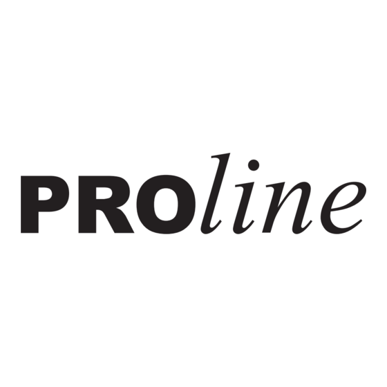 Proline  GVN9500SVPS-A Instruction Manual