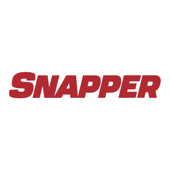 Snapper 3201 Series Safety Instructions & Operator's Manual