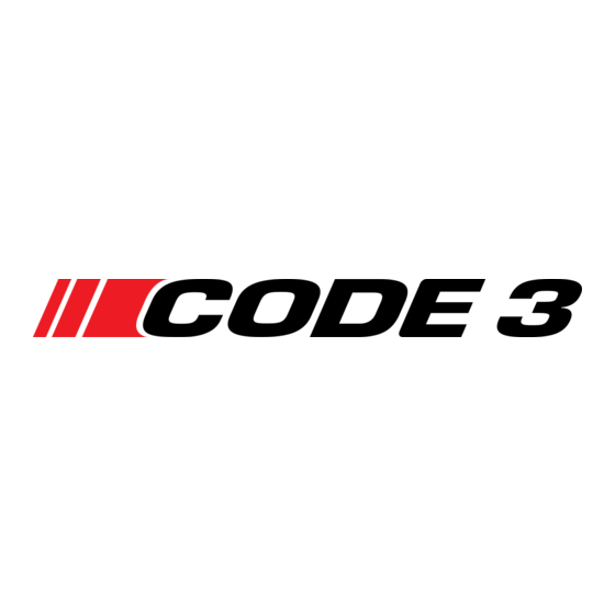Code 3 XTP Series Installation And Operation Instructions Manual