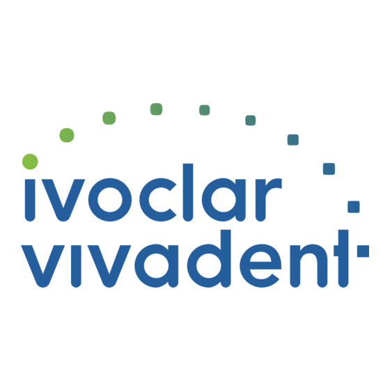 Ivoclar Vivadent Programat EP 5010 G2 Operating Instructions Manual