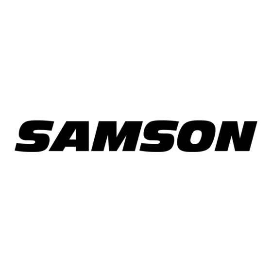 Samson RSX115 Owner's Manual