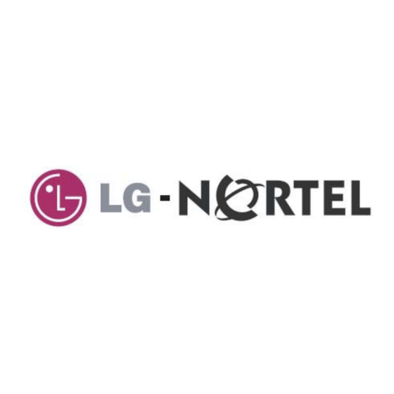 LG-Nortel 8820/30 Quick Start User Manual
