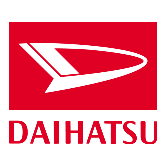 Daihatsu F300 Service Manual
