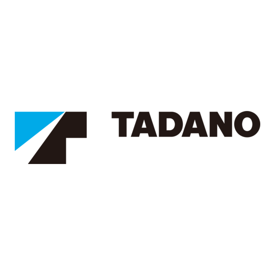 Tadano GTC-1600 Operation Manual