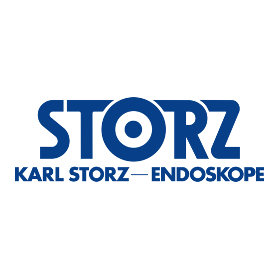Storz OR1 FUSION Instructions For Use Manual