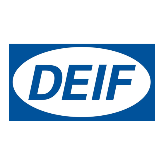 Deif ADL-111Q96/xxVDC Series Installation & Operation Instructions