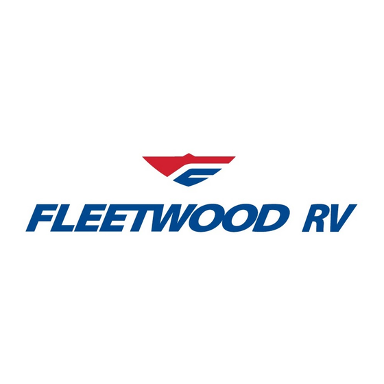 Fleetwood 1996 Owner's Manual