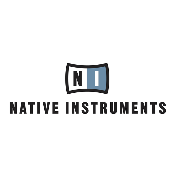 Native Instruments Reaktor Spark Manual