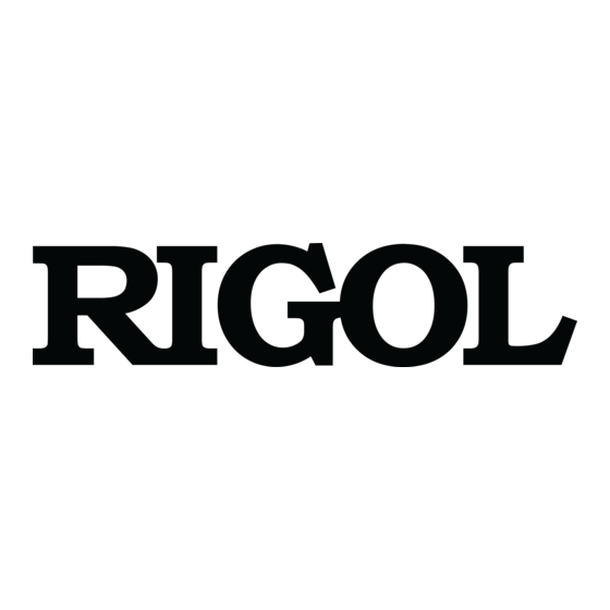 Rigol MSO1000Z Series Manual