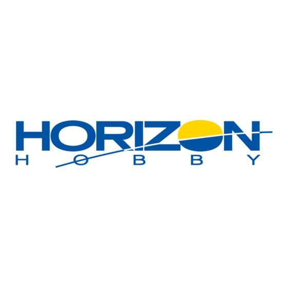 Horizon Hobby miss elam Owner's Manual