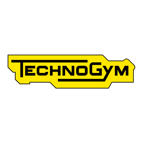 Technogym spin trainer Maintenance Manual