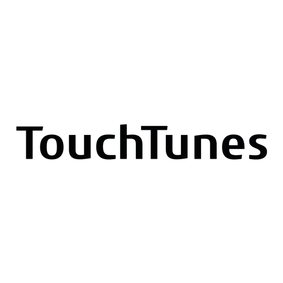 TouchTunes PLAYDIUM Quick Start Manual