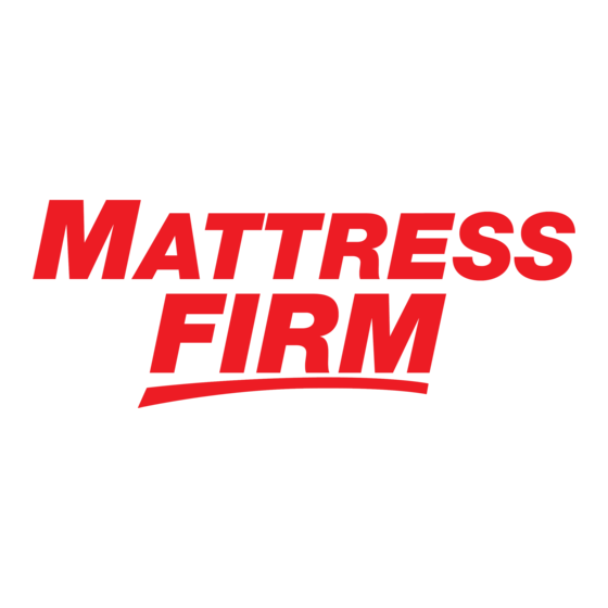 MATTRESS FIRM 600 Manual